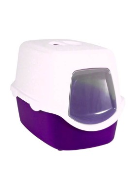 Trixie Vico Easy Clean Cat Litter Tray Purple